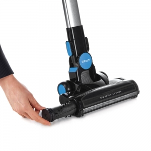 Aspirator Vertical Polti Forzaspira Slim SR100, Fara Sac, Fara Fir, Baterie 21,9V Li-Ion, Autonomie de lucru 50 min, 2.6 Kg, Negru/Albastru [3]