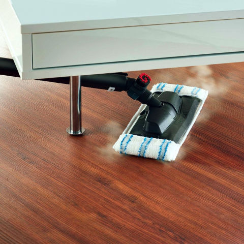 Aparat de Curatat cu Abur Polti Vaporetto Pro 100_Eco Poweri, 1900 W, Emisie Abur pana la 140 gr/min, Presiune Abur 5,5 Bar, Alb/Albastru [3]