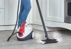 Aparat de Curatat cu Abur Polti Vaporetto Smart 30 R, Emisie Abur 85 g/min, Presiune Abur 3 BAR, 1800 W, Alb/Rosu [4]