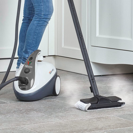 Aparat de Curatat cu Abur Polti Vaporetto Smart 30 R, Emisie Abur 85 g/min, Presiune Abur 3 BAR, 1800 W, Alb/Rosu [13]