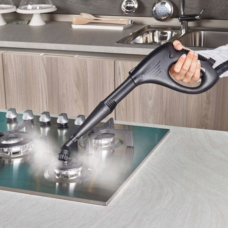 Aparat de Curatat cu Abur Polti Vaporetto Smart 30 R, Emisie Abur 85 g/min, Presiune Abur 3 BAR, 1800 W, Alb/Rosu [14]