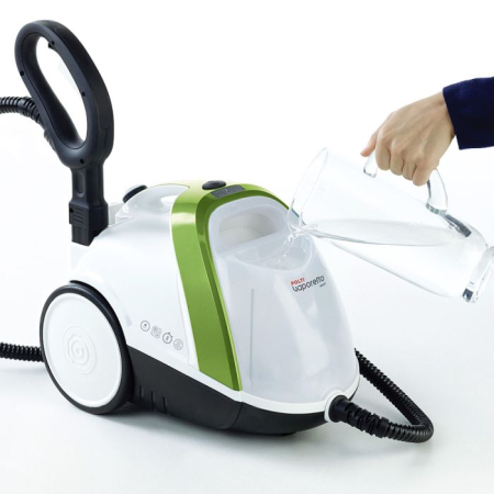 Aparat de Curatat cu Abur Vaporetto Smart 110 Eco, 1500 W, Autonomie Nelimitată de Lucru, 4 Bar, 110 gr/min, Alb/Verde [6]