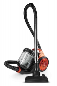 Aspirator Fara Sac Polti Forzaspira C 130 Plus, 1.8 l, 700 W, Filtru HEPA, Negru/Portocaliu [1]