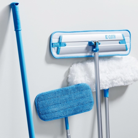 Lavetă Premium E-Cloth din Microfibră pentru Mini Mop Premium E-Cloth, Pardoseli, Pereți, Mâner Telescopic, 27 x 13 cm [4]