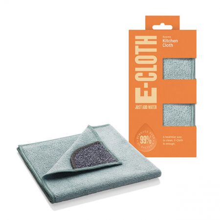 Laveta Premium E-Cloth din Microfibra pentru Curatarea Bucatariei, Compartiment Abraziv, 32 x 32 cm [0]