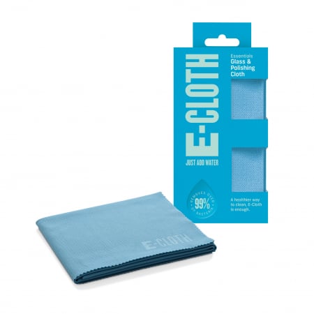 Lavetă Premium E-Cloth din Microfibră pentru Sticlă și Lustruire, Pahare, Geamuri, Vitroceramică, 50  x 40 cm [0]