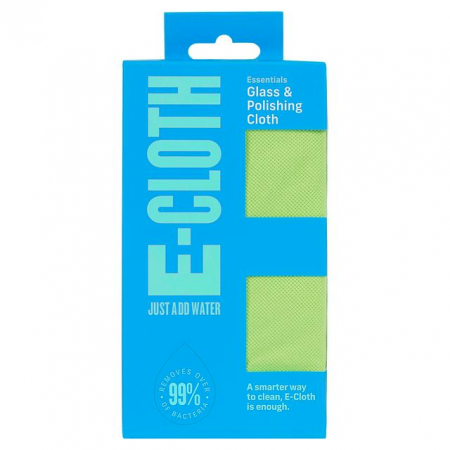 Lavetă Premium E-Cloth din Microfibră pentru Sticlă și Lustruire, Pahare, Geamuri, Vitroceramică, 50  x 40 cm [1]