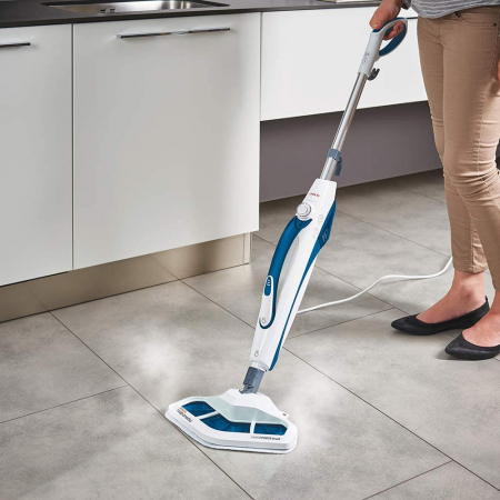 Mop cu Abur Polti Vaporetto SV 460 Double, 15 in 1, 1500 W, 2.4Kg, Alb/Albastru [2]