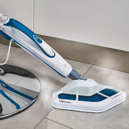 Mop cu Abur Polti Vaporetto SV 460 Double, 15 in 1, 1500 W, 2.4Kg, Alb/Albastru [4]