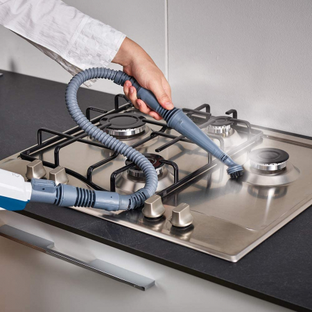 Mop cu Abur Polti Vaporetto SV 460 Double, 15 in 1, 1500 W, 2.4Kg, Alb/Albastru [7]