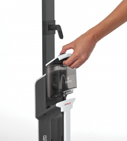 Mop cu Abur Polti Vaporetto SV660_Style 2 în 1, 1500 W, Abur Reglabil, Mâner Plută, 19 Accesorii, Autonomie Nelimitată, Alb/Gri [13]