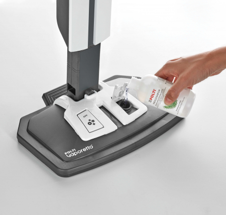 Mop cu Abur Polti Vaporetto SV660_Style 2 în 1, 1500 W, Abur Reglabil, Mâner Plută, 19 Accesorii, Autonomie Nelimitată, Alb/Gri [14]
