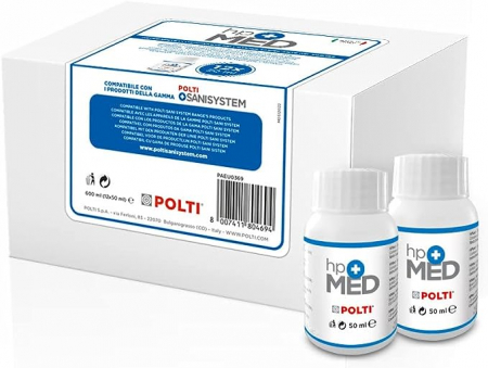 Solutii pentru plosnite - Pachet HP MED, 12 Flacoane,  Detergent pentru Aparatele Contra Plosnitelor Polti Sani System și Cimex Eradicator