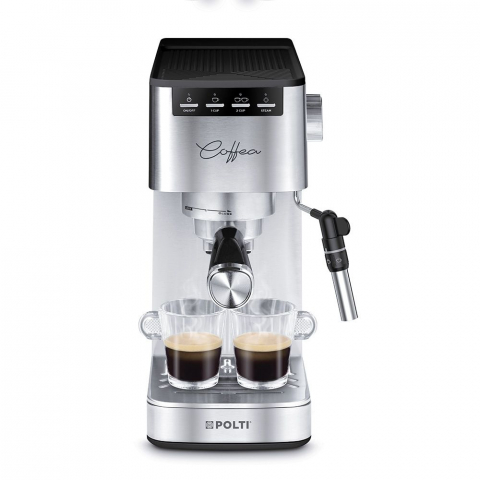 Polti Coffea P10S espressor de cafea pentru espresso și cappuccino, compatibilă cu cafea măcinată și capsule E.S.E. de 44 mm, Steamymilk pentru spumarea laptelui, rezervor detașabil de 1,3 l, 1450 W, [3]