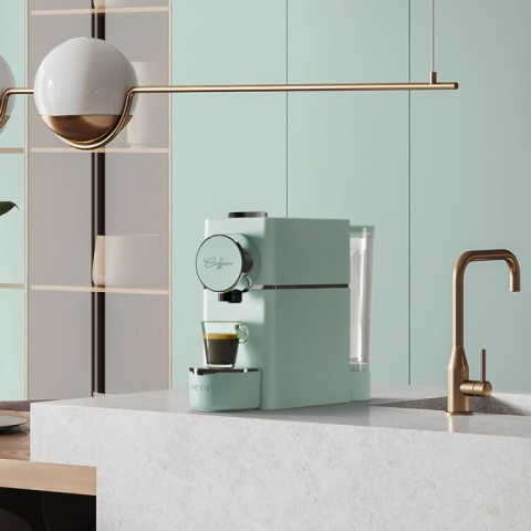 Polti Coffea S18R espressor de cafea pentru espresso și cafea lungă, compatibil cu capsule E.S.E. de 44 mm, rezervor detașabil de 0,85 l, pompa 19 BAR [4]