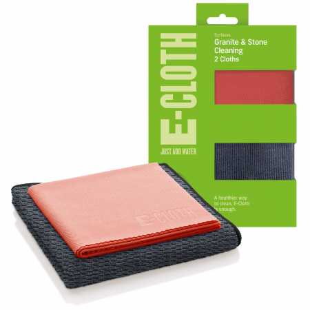 Curățenie Generală - Set Doua Lavete Premium E-Cloth din Microfibra pentru Curatarea Suprafetelor si Blaturilor din Granit, 32 x 32 cm