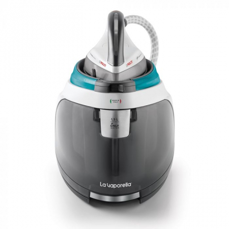 Statie de Calcat Polti La Vaporella XT110C, Talpa Aluminiu, 2350 W, 1.5 l, Boiler 7.5 Bar, Pompa 15 Bar, Functie Steam Pulse 500 gr, Alb/Verde [10]