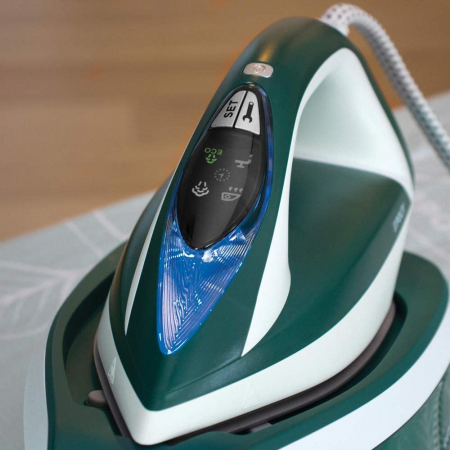 Statie de Calcat Polti Vaporella Express VE 30.20, Talpa Ceramica, 2200 W, 1.6 l, 8 BAR, 240 gr/min, Alb/VerdeStatie de Calcat Polti Vaporella Express VE 30.20, Talpa Ceramica, 2200 W, 1.6 l, 8 BAR, 240 gr/min, Alb/Verde [4]