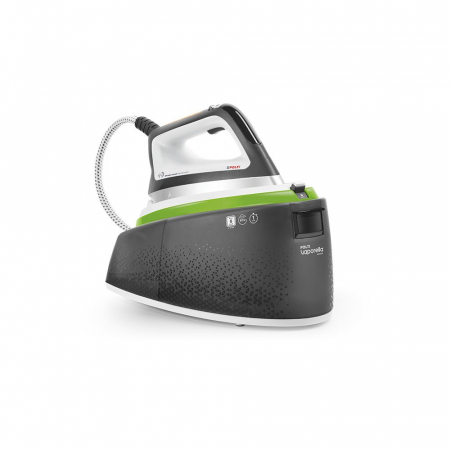 Statii de calcat cu pompa - Stație de Călcat Polti Vaporella Instant VI50.20, 2400 W, 2 l, Presiune Pompă 8 BAR, Jet Abur 550 gr/min, Funcție ECO, Gri/Verde