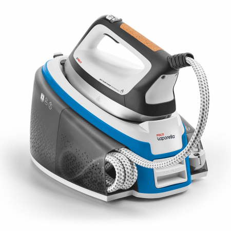 Stație de Călcat Polti Vaporella Instant VI50.54, 2200 W, 2 l, Presiune Pompă 8 BAR, Jet Abur 600 gr/min, Funcție ECO, Gri/Albastru [6]