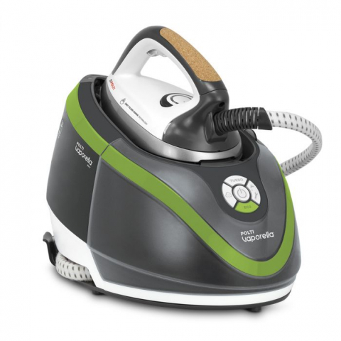 Statii de calcat cu boiler - Statie de Calcat Polti Vaporella Next VN18.40, Talpa Aluminiu, 2200 W, 1.3 l, 6.7 BAR, Inchidere Automata, Alb/Verde