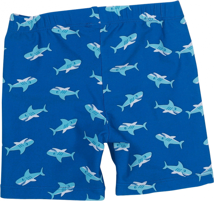 Slip de baie tip boxer, protectie UV 50+, baieti, Albastru/Shark [2]