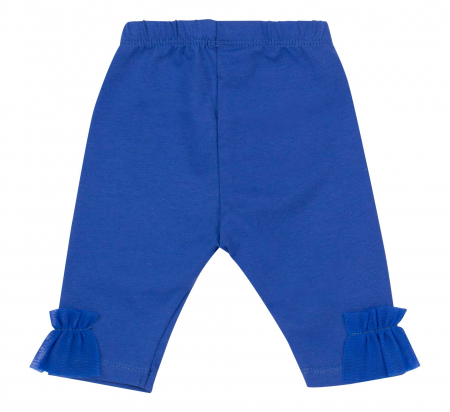 Pantalon "leggings", 3/4, fete, Albastru electric [1]