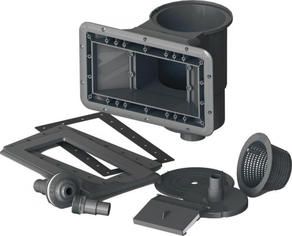 Avantgarde Set piscina compozit GRE dreptunghiulara 466 x 326 x H 124 cm [7]