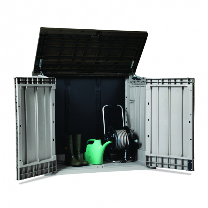 Dulap de gradina Toomax 145x85x125 cm STORA WAY PLUS XL Gri [7]