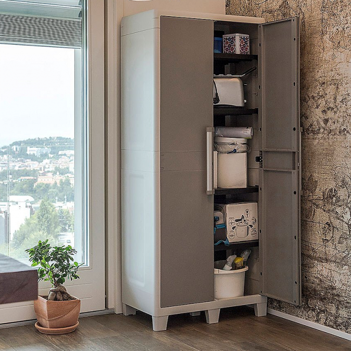 Dulap de gradina Toomax Urban XL Gri 78x49x182 cm [4]