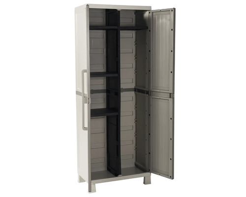 Dulap de gradina Toomax Wood Midi Gri 65x37x173 cm [2]