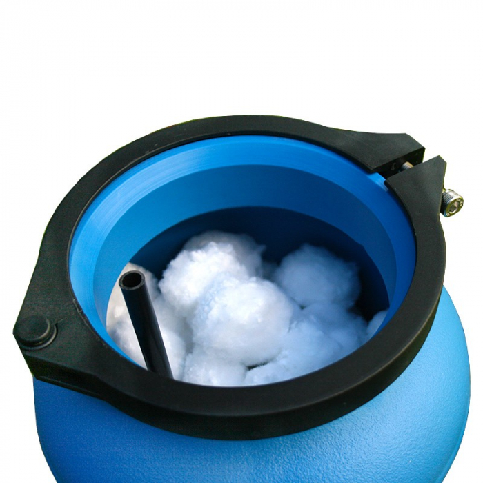 Filtru piscina monobloc cu mediu de filtrare Aqualoon - 4 m3 / h [2]