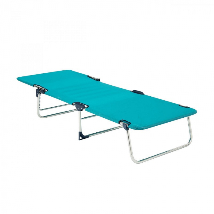 Sezlong pliabil plaja Alco, structura aluminiu, turcoaz, 191 x 67 x 30 cm [4]