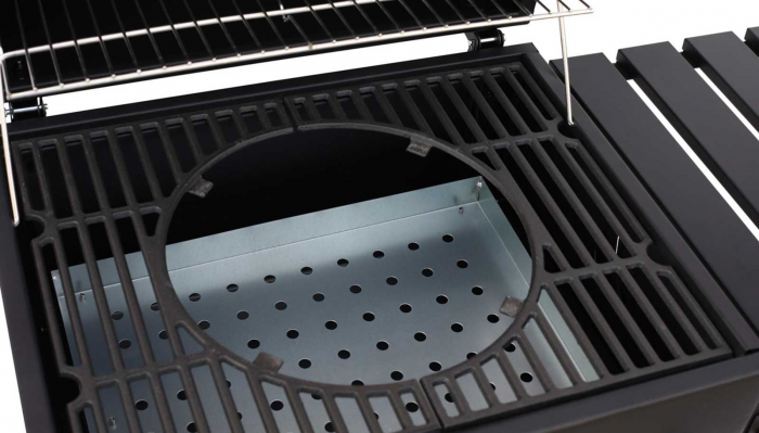 Gratar pe carbuni Comfort Basic Grill Chef Landmann 11528, gratare din fonta, contine husa [5]