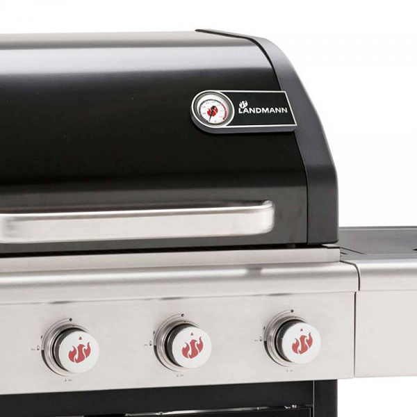 Gratar pe gaz Triton 4.1 Negru Landmann 12962 [8]