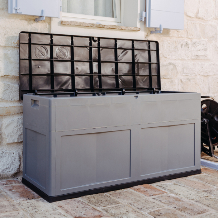 Lada Toomax Multibox Trend Gri pentru gradina 119x46x60 cm [2]