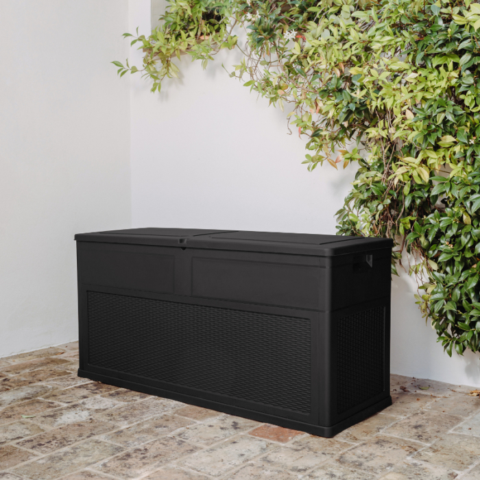 Lada depozitare plastic Toomax Toscana Negru pentru gradina 119x46x60 cm [3]