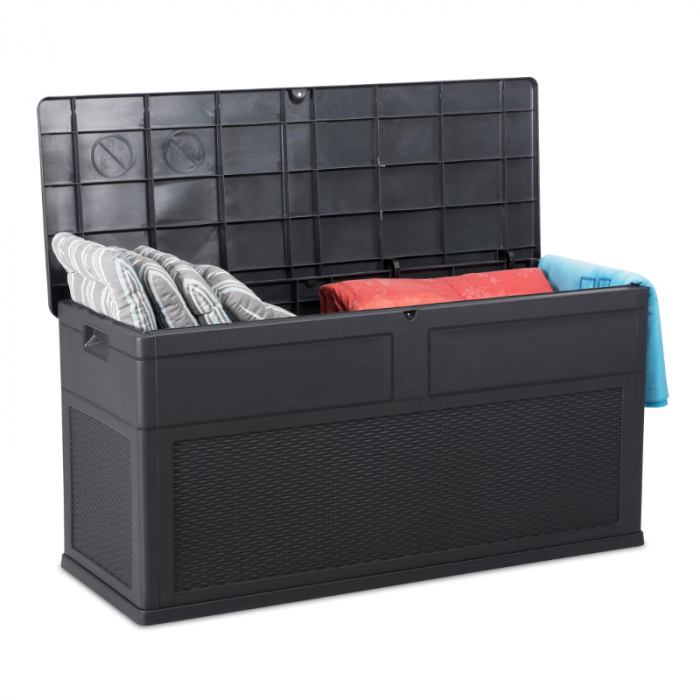 Lada depozitare plastic Toomax Toscana Negru pentru gradina 119x46x60 cm [5]