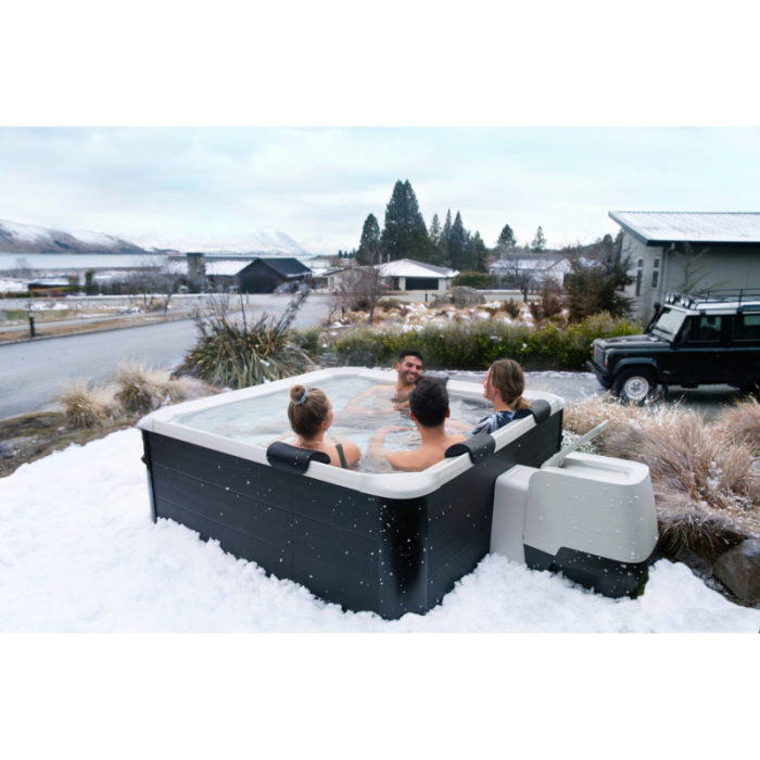 Minipiscina SPA cu pereti rigizi mSPA Oslo Aero Plus, patrata, 6 locuri [2]