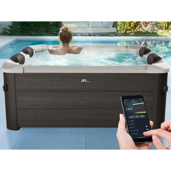 Minipiscina SPA cu pereti rigizi mSPA Tribeca, patrata, 6 locuri [3]