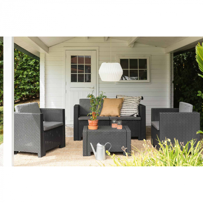 Mobilier gradina 4 persoane Bica Colorado 2 grafit [3]