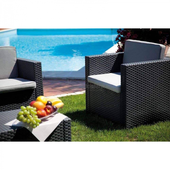 Mobilier gradina 4 persoane Bica Colorado 2 grafit [2]