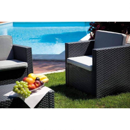 Mobilier terasa 5 persoane Bica Colorado 3 grafit [4]