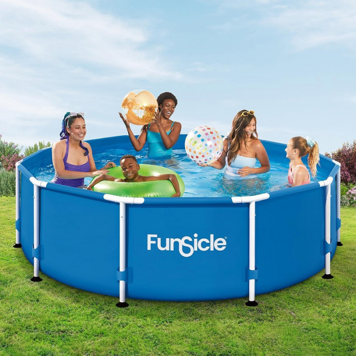 Piscina cadru metalic 305x76 cm FunSicle Activity rotunda cu pompa de filtrare [2]