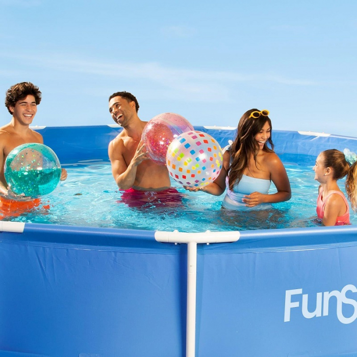 Piscina cadru metalic 305x76 cm FunSicle Activity rotunda cu pompa de filtrare [3]