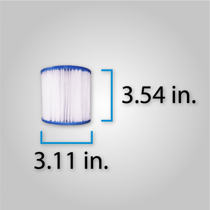 Cartus filtru tip "I" (D 7 cm / H 9 cm) pentru piscine - Set cu 2 buc [4]