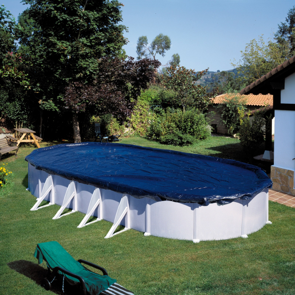 Prelata de iarna pentru piscina ovala 1000 x 500cm - 120 g/m [2]