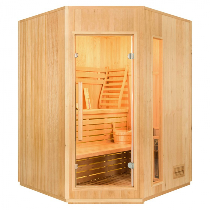 Sauna traditionala finlandeza de colt ZEN 3C [3]