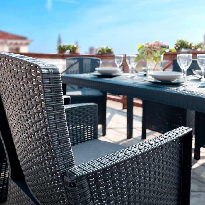 Set mobilier balcon 2 persoane Bica Lido Terrace maro [4]
