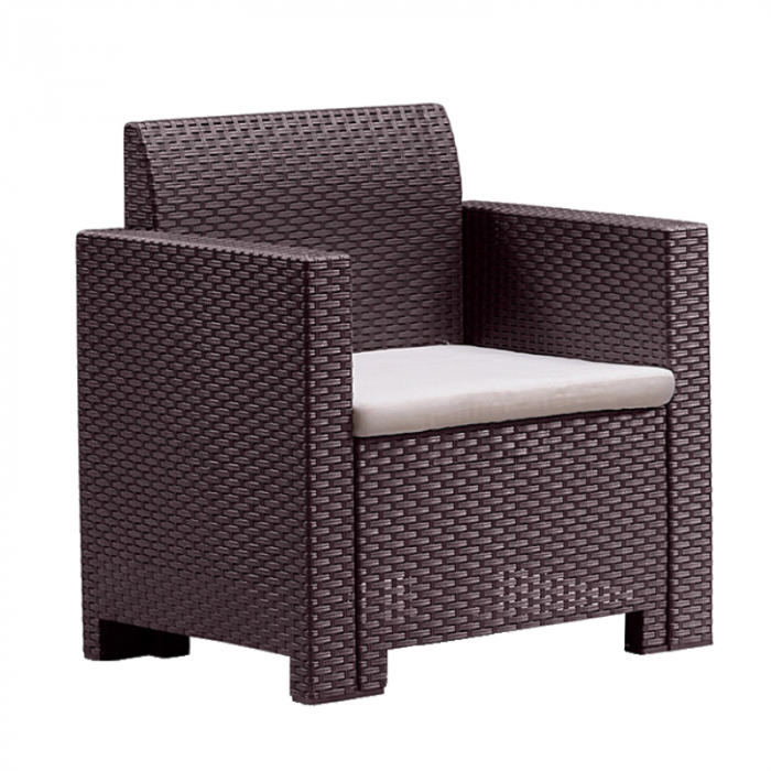 Set mobilier balcon 2 persoane Bica Nebraska Terrace maro [2]